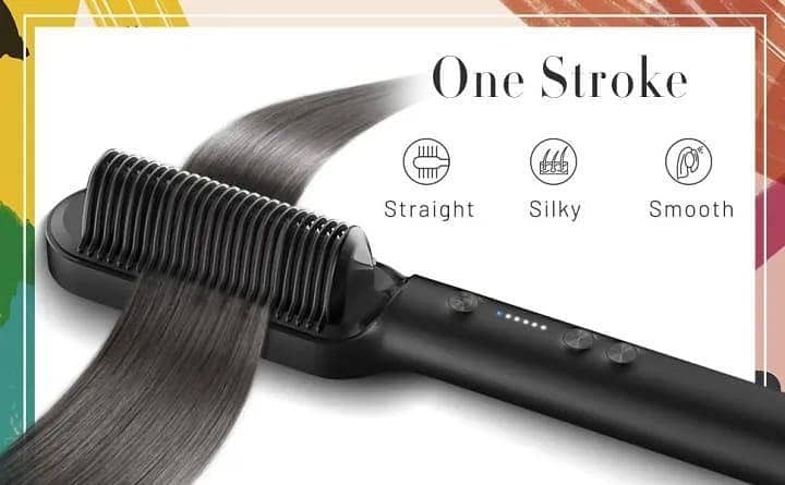 T  Professional hair Straightener Bursh 909 Brush Hair Straightener Brush For Girls Comb Style / Hair Styling Hair Comb Brush