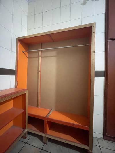 Wooden Almari & Wooden Rack