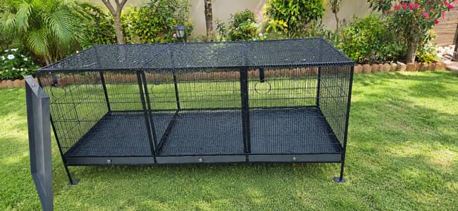 REFURBISHED CAGE 6 Feets with three partition option