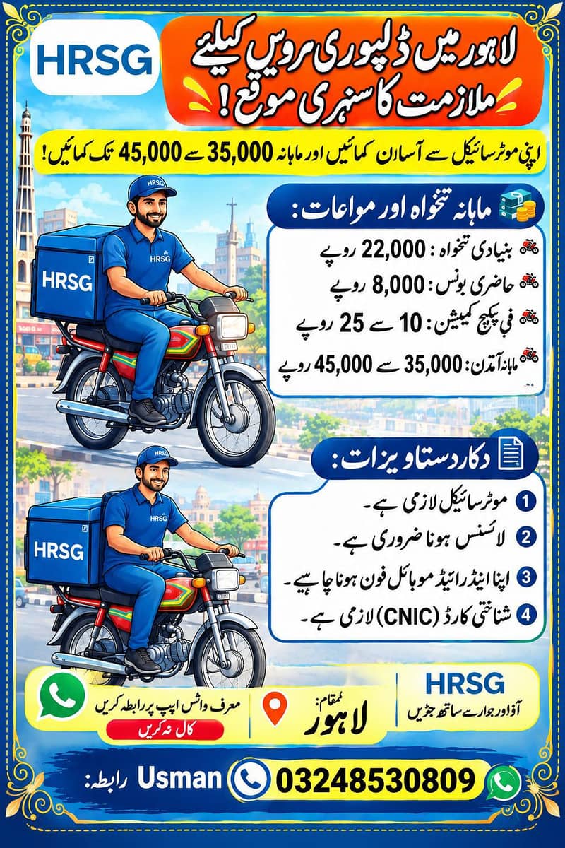Delivery Riders Required 1