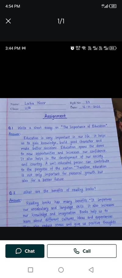 Assignment writing