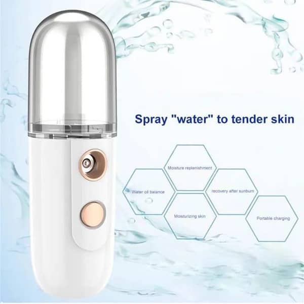 T  1/3/5PCS Mini Nano Mist Facial Sprayer USB Humidifier Rechargeable Nebulizer Face Steamer Moisturizing Beauty Instruments Face