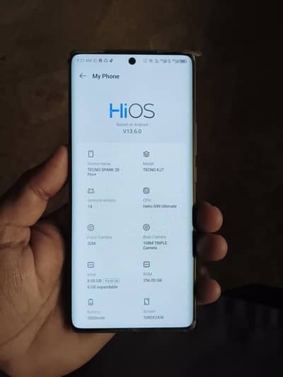 Tecno Spark 20 Pro Plus. 8GB 256 GB. Darogawal Lahore. price 50000