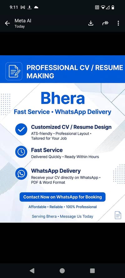 CV Resum  Banwayen -Bhera Mein