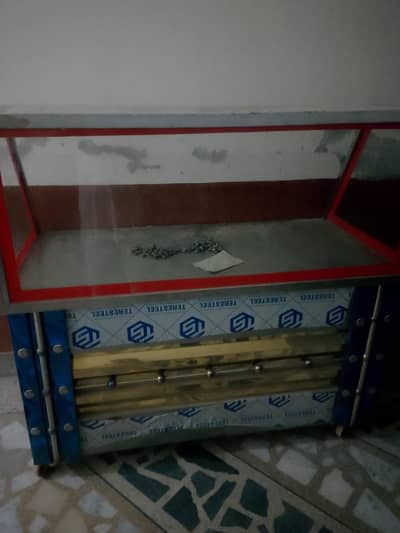 fries and samosa counter