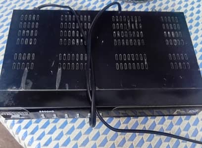 dish wire with LNB and receiver