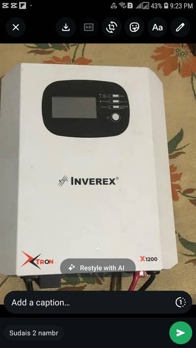 12 v solar invetar 1200 w 6mont