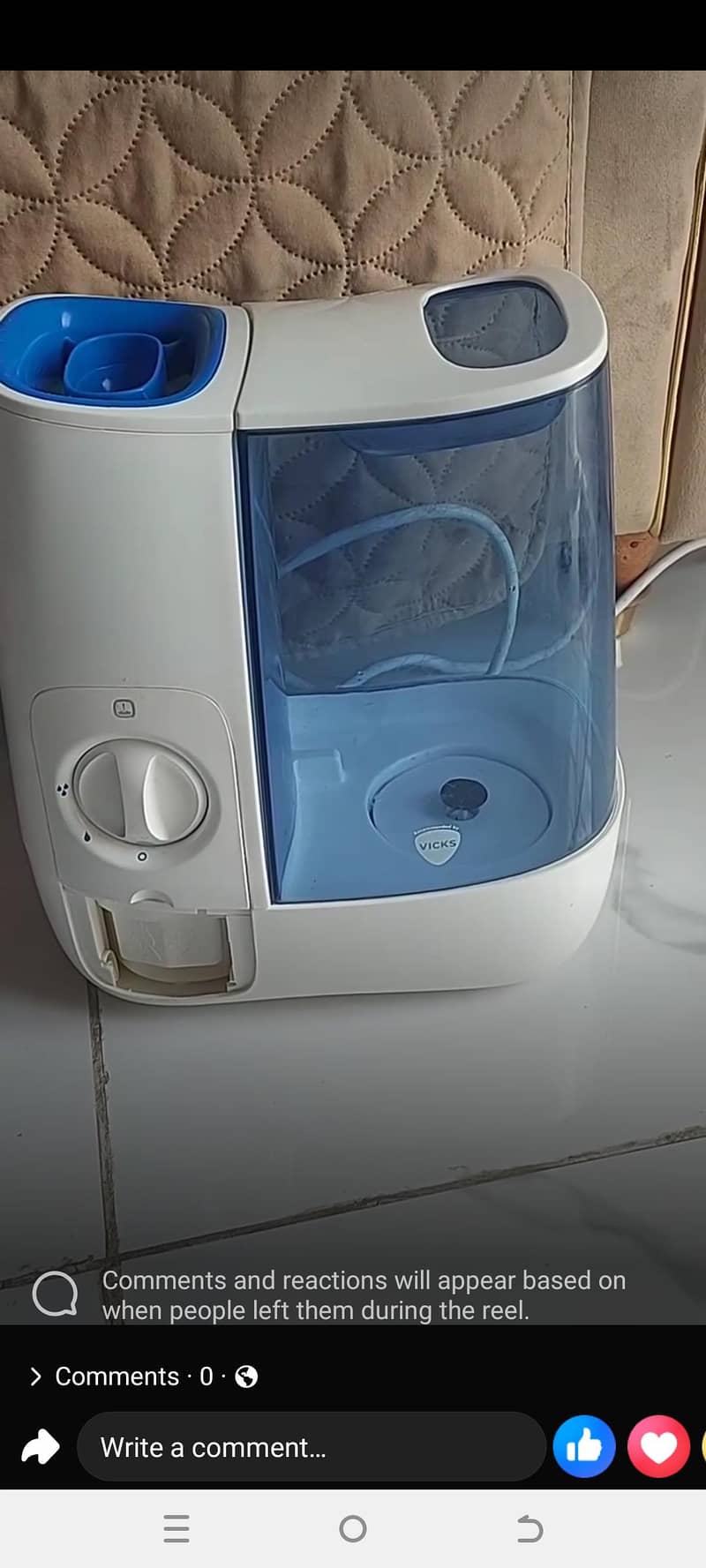 VICKS WARM MIST UMIDIFIER 0