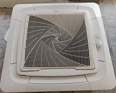 Refurbished, 10/10 condition. Haier 2 Ton Ceiling Cassette AC