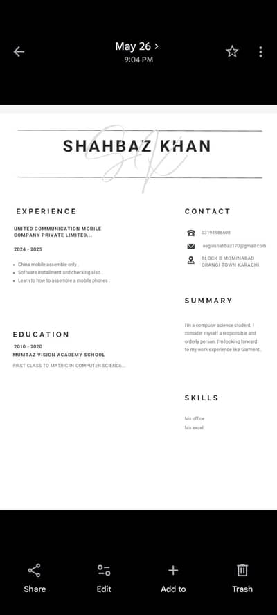 I need job