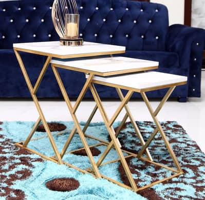 modern  metal coffee and center table set Luxury Design