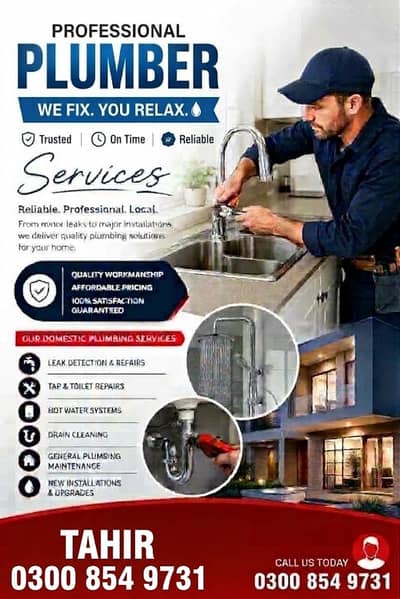 Professional Plumbing Services | Leak Repair, Pipe Work