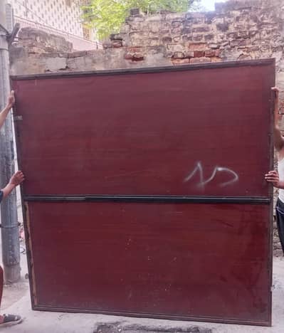 Wood and Iran make door 12 by 12 ka