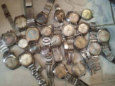 Lot of Swiss and manual winding watches West end camy  Zeenat  Citizen