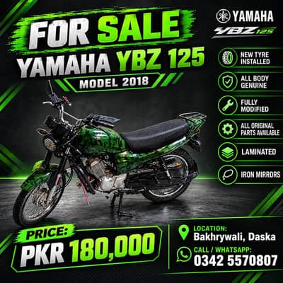 yamaha yb125z for sale