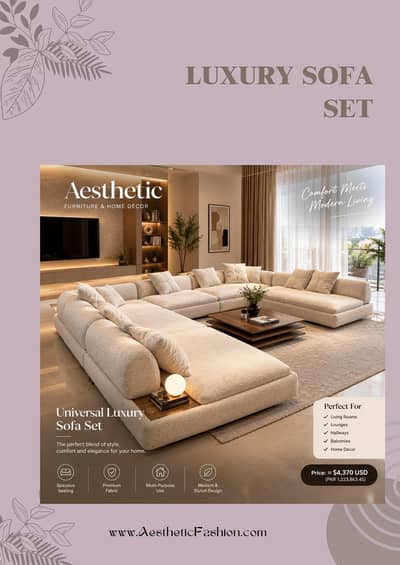 LUXURY SOFA COLLECTION | AESTHETIC