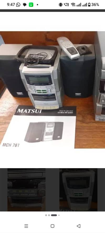 i am selling matsui deck complete