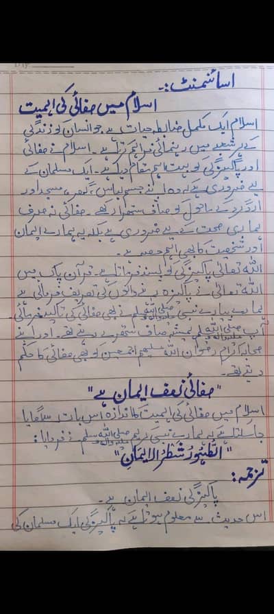 Assignment writing