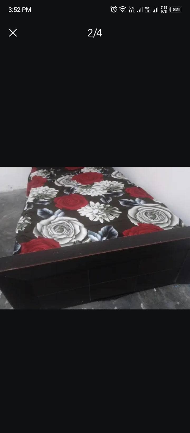 single bed +mattress 1