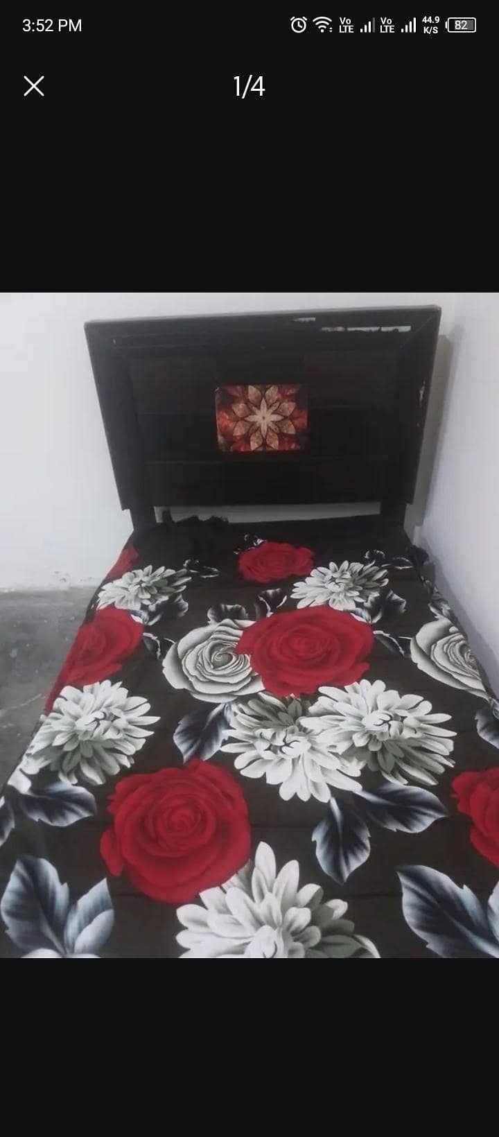 single bed +mattress 2