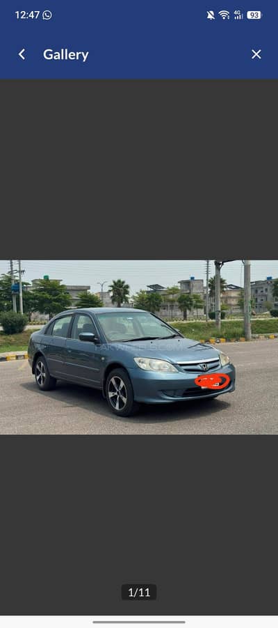 Honda Civic EXi 2004