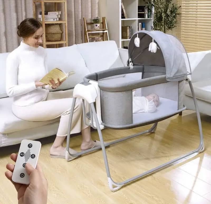 Baby Cot Swing Automatic Remote control 5