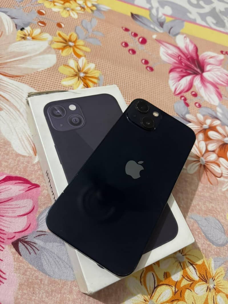 iPhone 13, with box full sim time 4