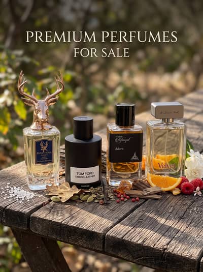 Premium Perfumes Tom Ford, Pana Dora, Rifaaqat & Velvet Touch for Sale