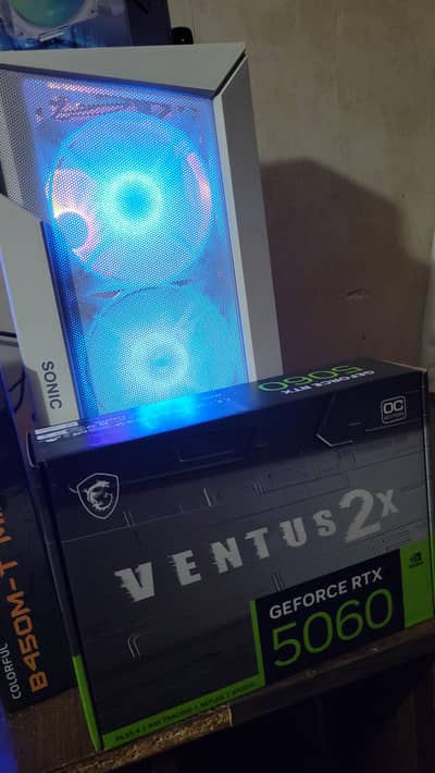 Rtx 5060 brand new 2 years local warranty whole build in warranty