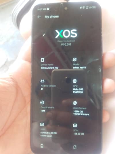 Infinix Zero X Pro 128 gb read description