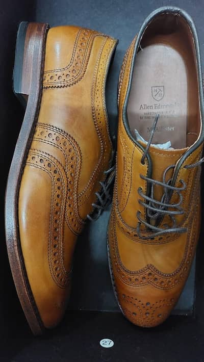 Allen Edmonds McAllister Original USA Handcrafted Leather Dress Shoes