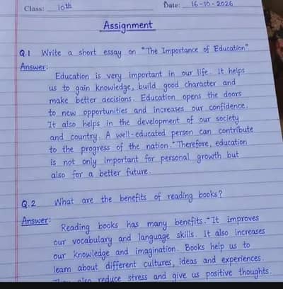 Assignment writer