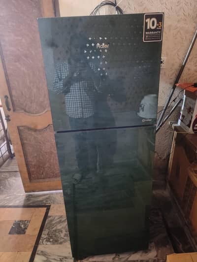 Haier Refrigerator E-Star (Green 10/10 Condition with Warranty Card