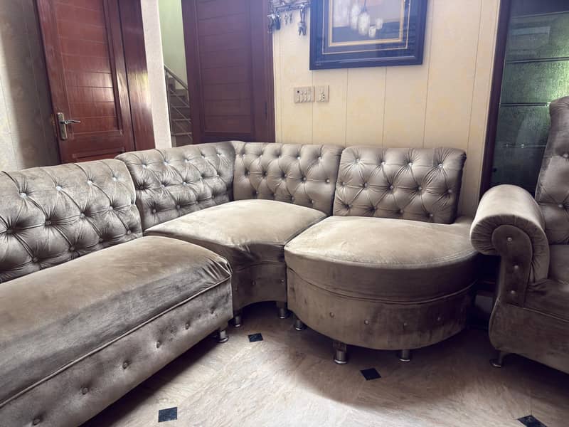 velvet sofa set 1