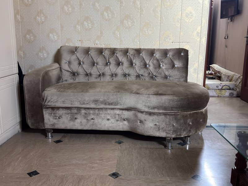 velvet sofa set 2