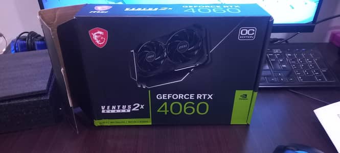 MSI GeForce RTX 4060 Ventus 2X Black OC 8GB — Excellent Condition