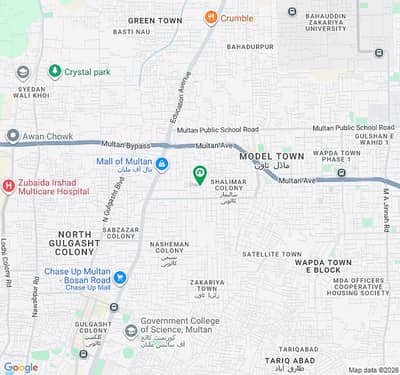 5 Mrla Double store House available in Shalimar main bosan road approach for rent