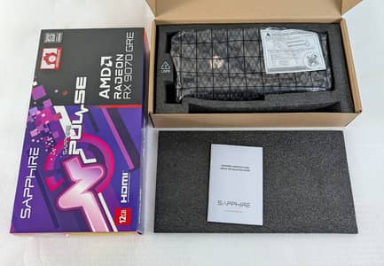SAPPHIRE RX 9070 GRE Pulse Gaming OC 12GB GDDR6 AMD Radeon Graphics