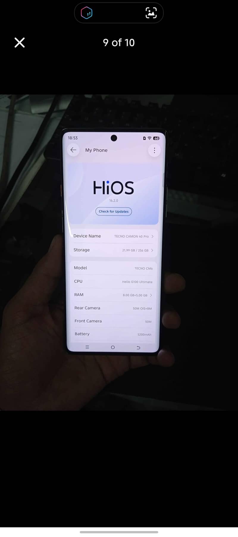 Tecno CAMON 40 Pro 5