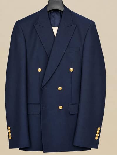 Double breasted blazer Navy blue