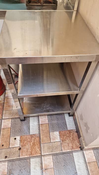 Food grade stainless steel kitchen table