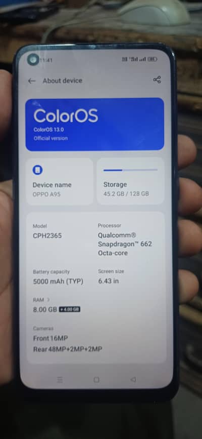 OPPO A95 8/128 Official PTA