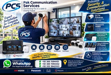 we are deal in CCTV camera installation