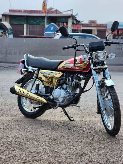 Honda 125 Gold Edition 2026 Model Self Start 3000KM Peshawar