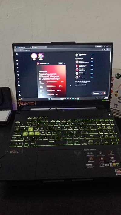 Asus Tuf A15 Rtx 4050 (6gb) Ryzen 5 7535HS