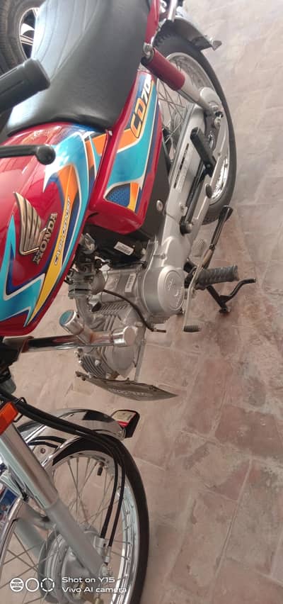 Honda CD70. open lettr. available in dunyapur city