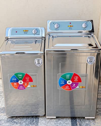 Super Asia Washing Machine SAS-15 + Dryer SDS-520 | 3 month Used