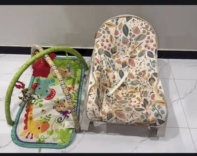 Baby bouncer & baby walker pffer! Play mat FREE