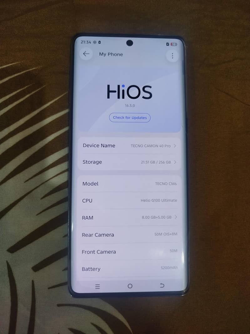 Tecno CAMON 40 Pro 4