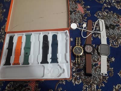 3 watches only4999 aur box bhe sath ma aur charger bhe